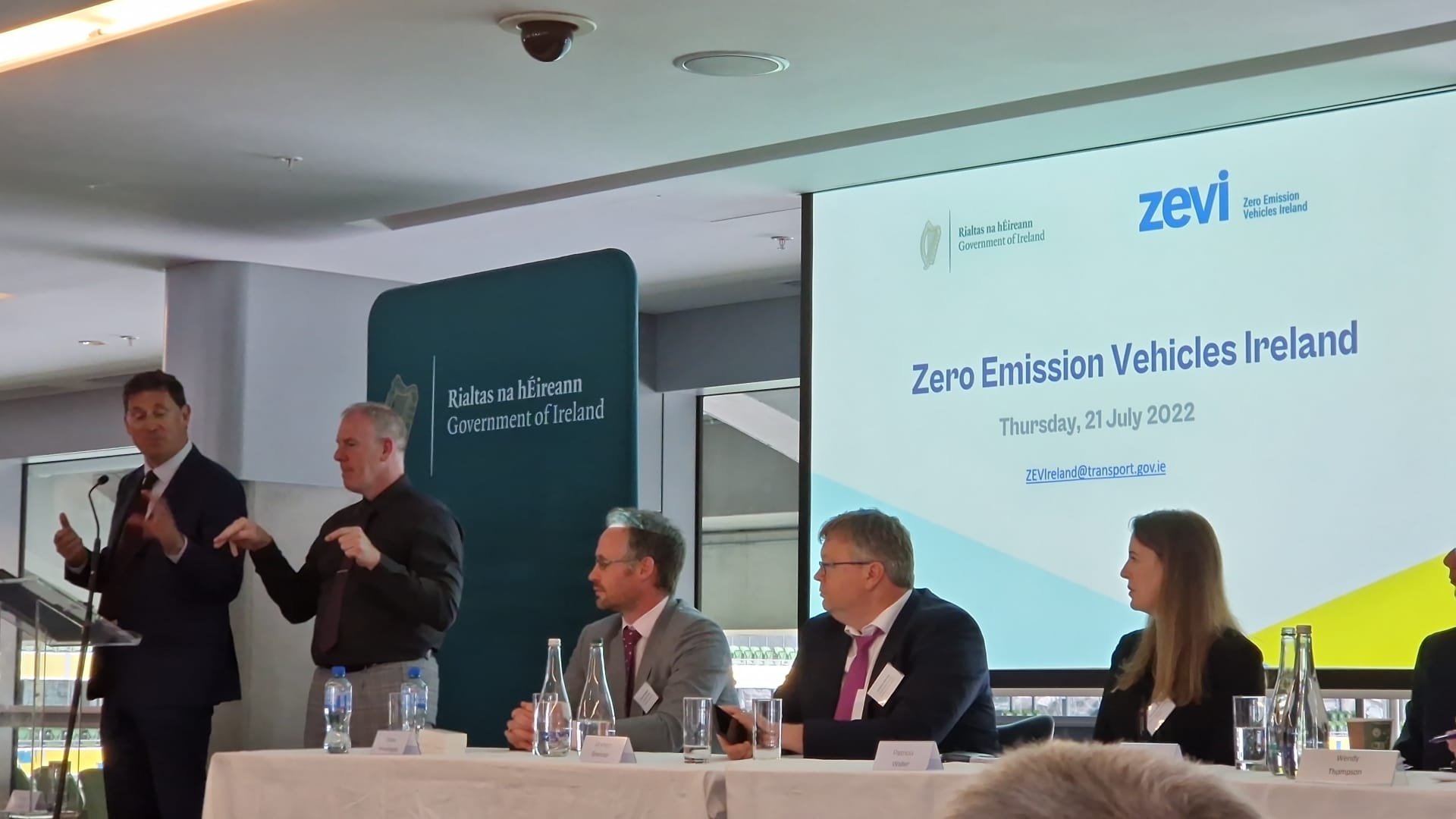 Zero Emission Vehicles Ireland Launch Announcement